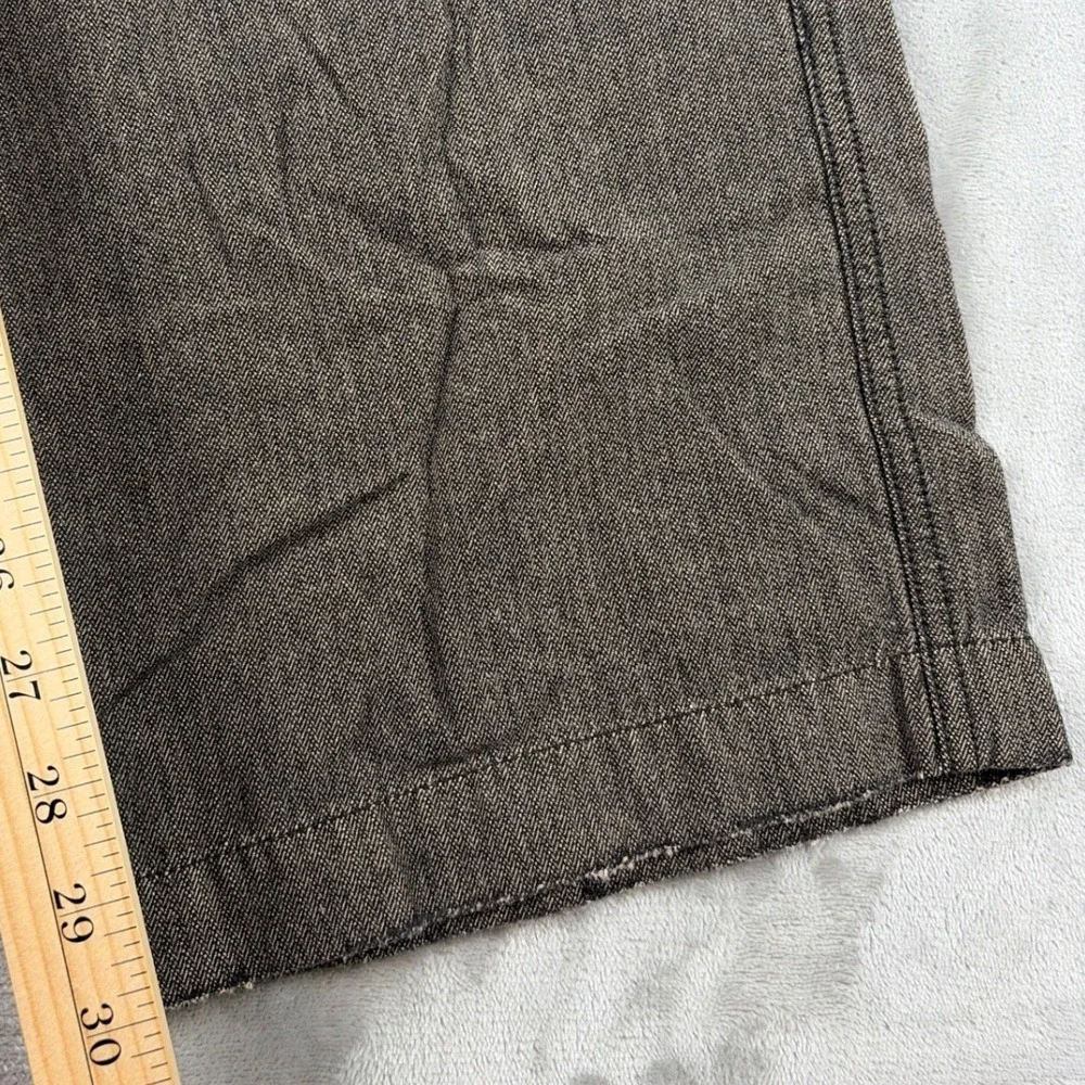 Old Navy Brand Loose Khakis Mens 32x30 Brown Textured Cotton Relaxed Pants NEW